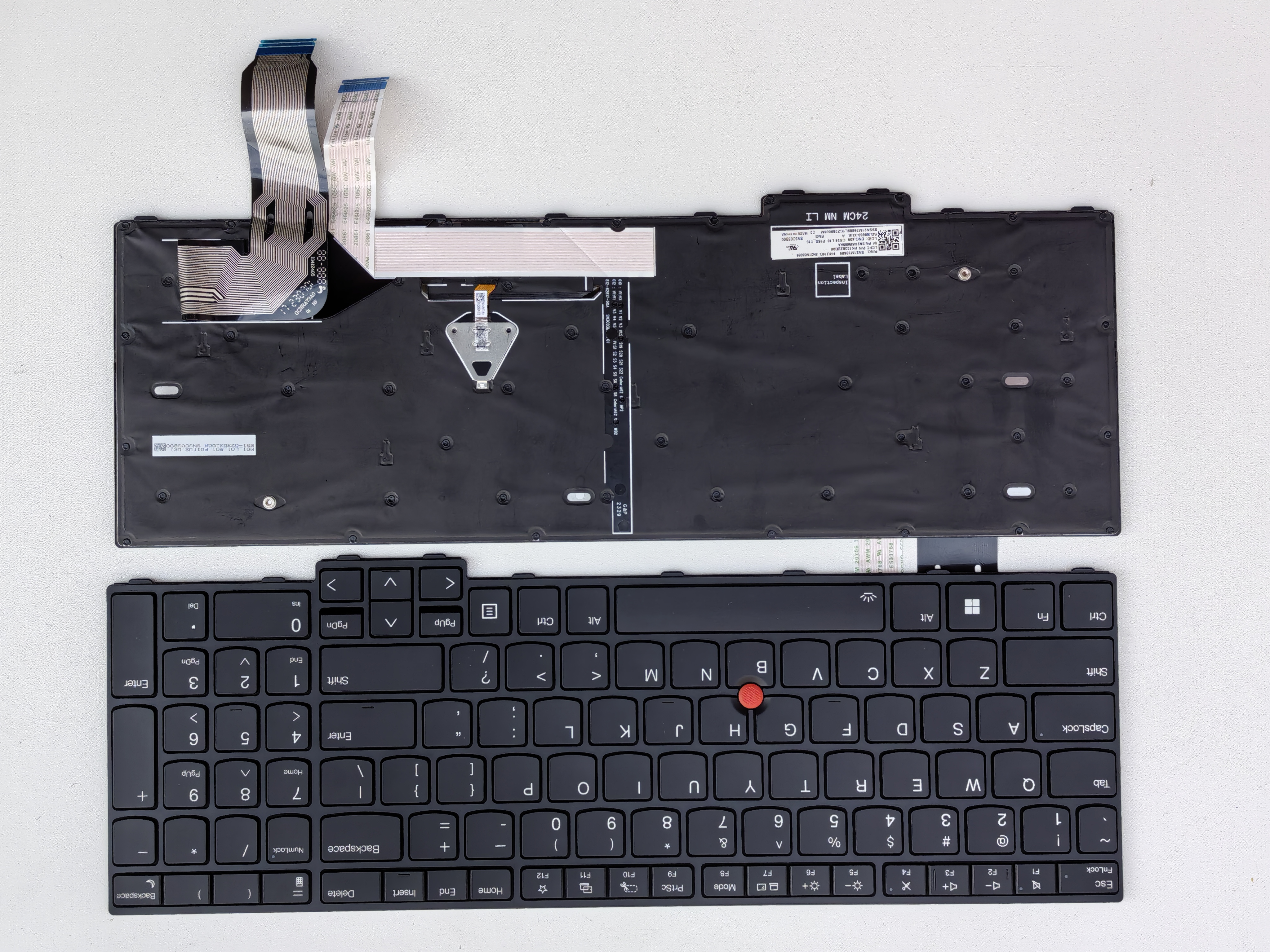 Picture of New Replacement Laptop Keyboard For IBM L16 GEN1/T16 GEN3 BLACK FRAME BLACK With Point Backlit US Layout